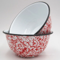 Enamel Splatter Bowl Enamel Salad Bowl Enamel Fruit Bowl